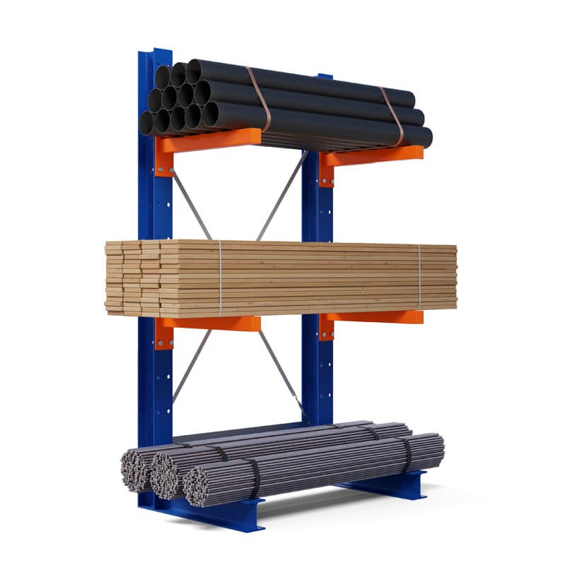 Стеллаж консольный односторонний 2000х1064х720 мм