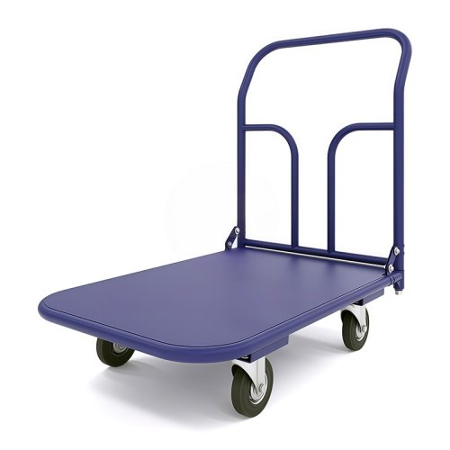 Тележка платформенная ТП 7 (г/п 550 кг, 1400x800 мм, колеса литая протекторная резина 160 мм)