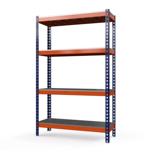 Полочный стеллаж Профи-Т 2500x1540x770 мм. Ярусы: оцинк. мет. перф. усил. 4 шт. (Т-150 P/4/У)