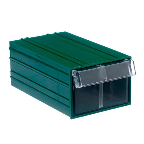 Пластиковый короб С-2 синий/прозрачный (140х232х100)