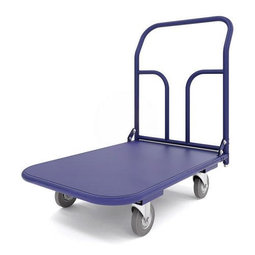 Тележка платформенная ТП 6 (г/п 450 кг, 1200x800 мм, колеса серая резина 160 мм)