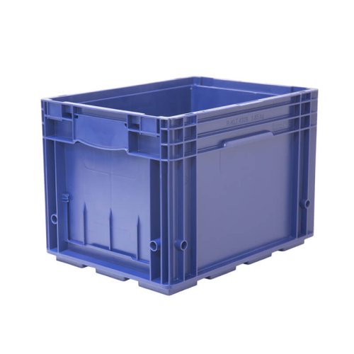 Пластиковый контейнер KLT 4329 универсальный синий, сплошной,  396х297х280 мм