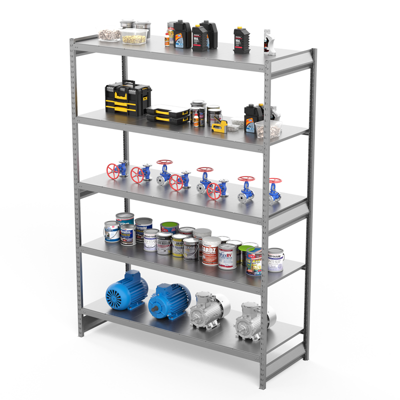 Стеллаж грузовой СГ Ультра (2500х2100х800 мм) 5 ярусов, цинк (СГУ 2521085)