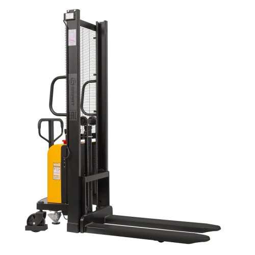 Штабелер с электроподъемом SPN 1516 (1500 кг; 1,6 м; 12В / 120Ач) СМАРТЛИФТ (SMARTLIFT)