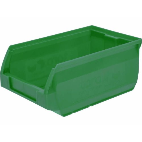 Пластиковый лоток для склада Sanremo, зеленый, сплошной (170х105х75)