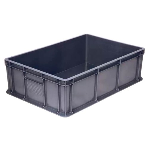 Ящик пластиковый универсальный сплошной, 600х400х180 (Серый)
