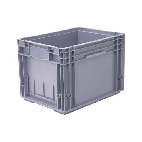 Пластиковый контейнер KLT 4329 универсальный серый, сплошной,  396х297х280 мм