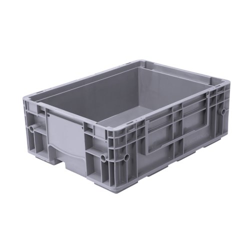 Пластиковый контейнер KLT 4315 универсальный серый, сплошной,  396х297х148 мм