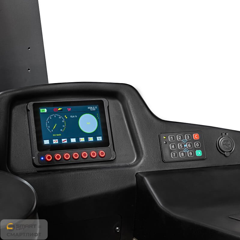 Узкопроходный ричтрак OPD15 (1500 кг; 8,6 м; 48В / 1000Ач) СМАРТЛИФТ (SMARTLIFT) – изображение №2