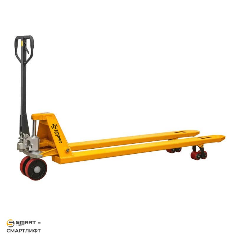 Гидравлическая тележка (рохля) SD-L (BF25, г/п 2500 кг, 1500x550 мм, PDP, длинновильная) СМАРТЛИФТ (SMARTLIFT) / СМАРТ (SMART)